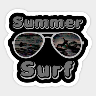 Summer Surf Sunglasses Sticker